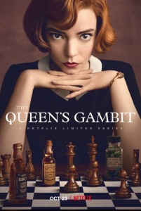queens gambit poster-fare