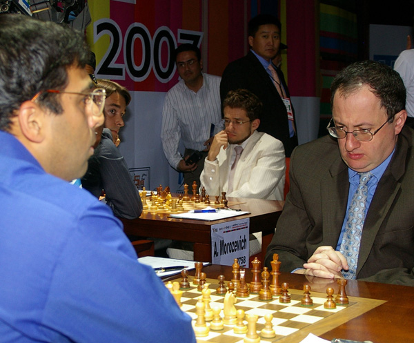 Anand-Gelfand, campione e 2 ex aequo (foto Cathy Rogers)