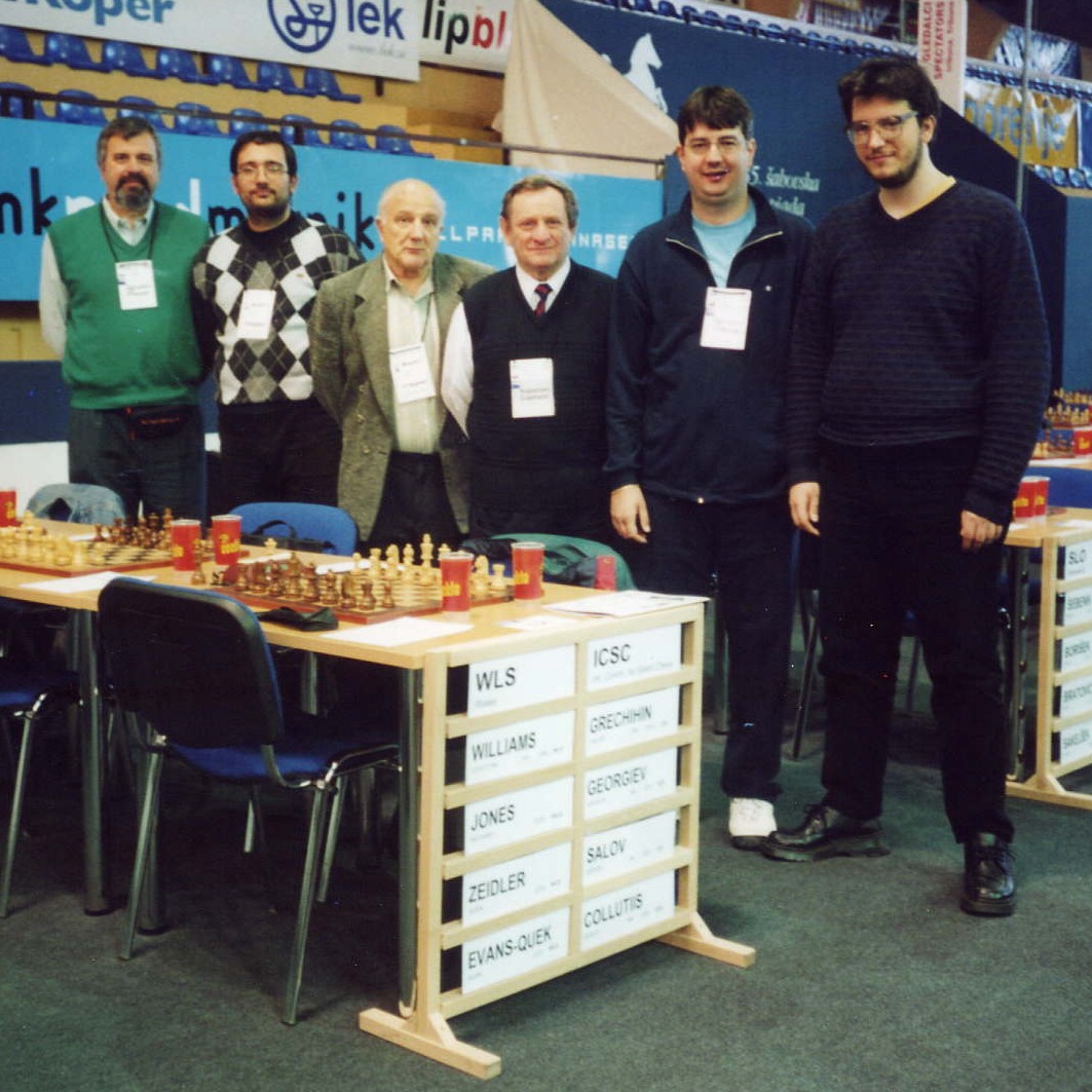 Duilio Collutiis (secondo da sinistra) a Bled