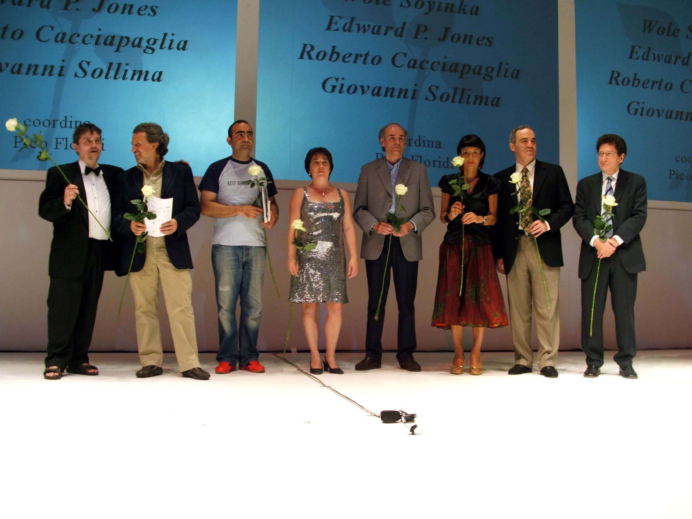 I protagonisti della serata sul palco