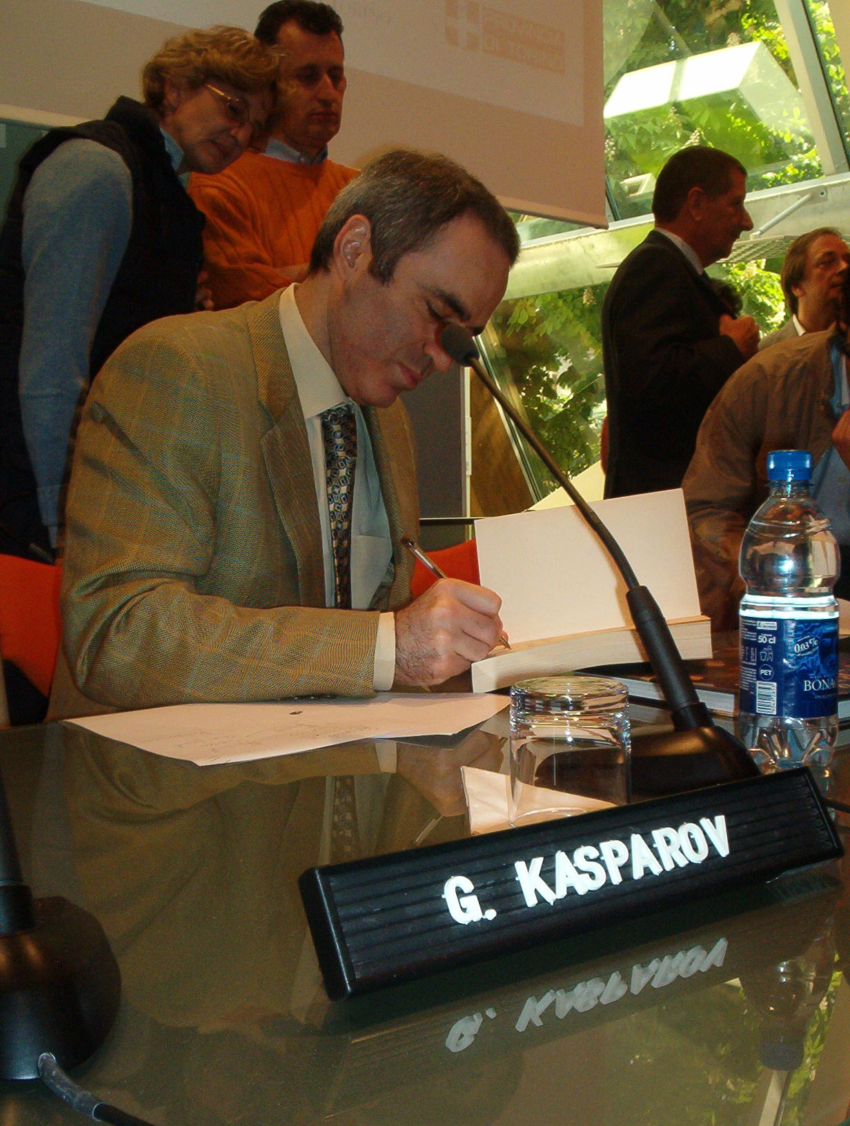 Kasparov firma autografi