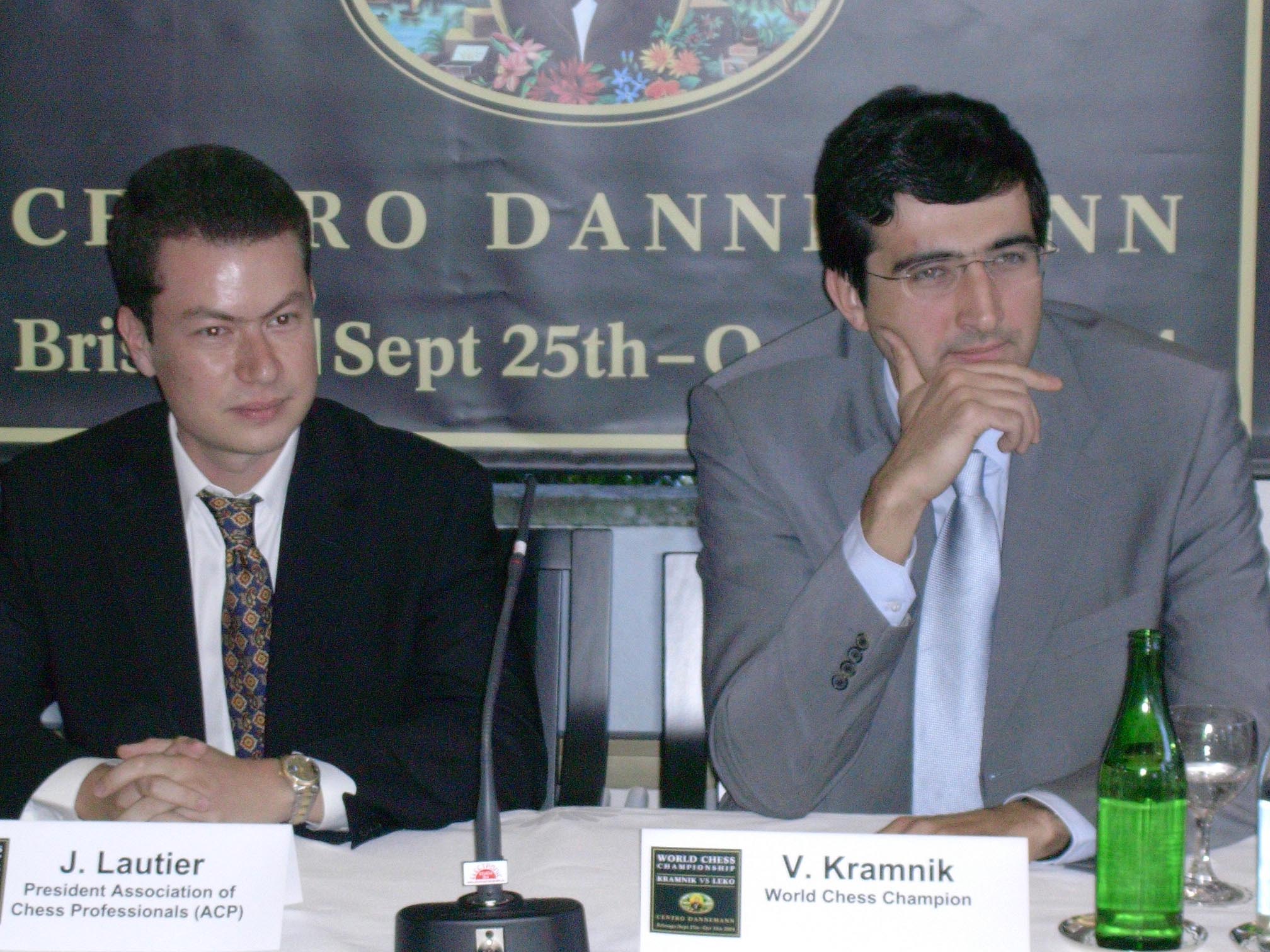Joel Lautier e Vladimir Kramnik