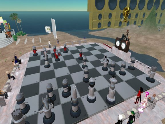 La seconda partita di Avatar Chess (foto http://wordpress.com/tag/avatar-chess)